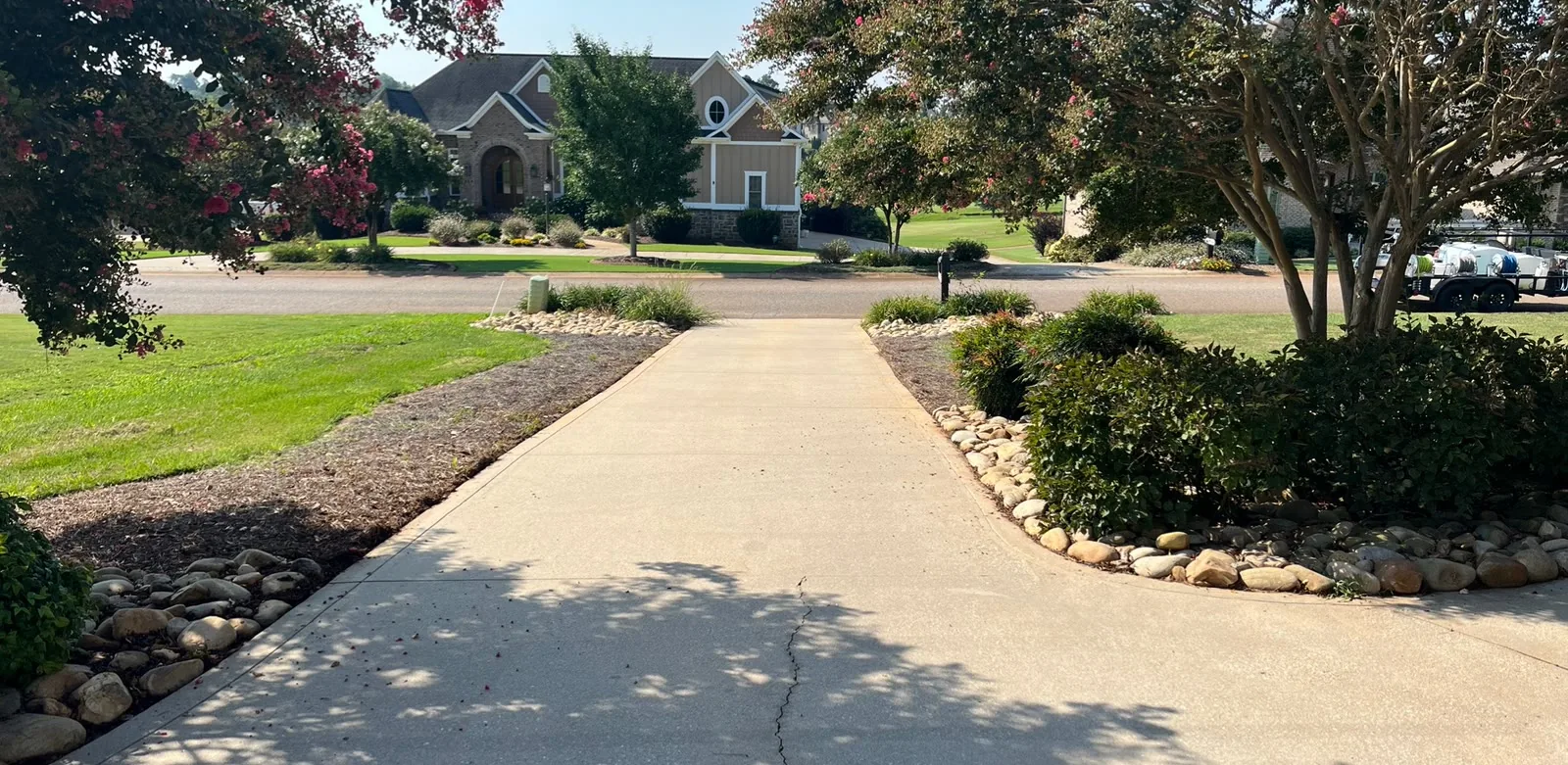 Concrete Cleaning project after CK service